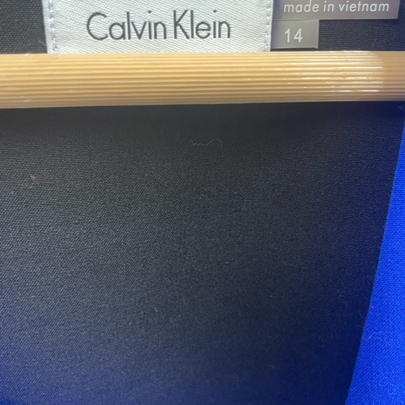 Calvin Klein Asymmetrical Royal Blue Dress - Picture 3 of 3